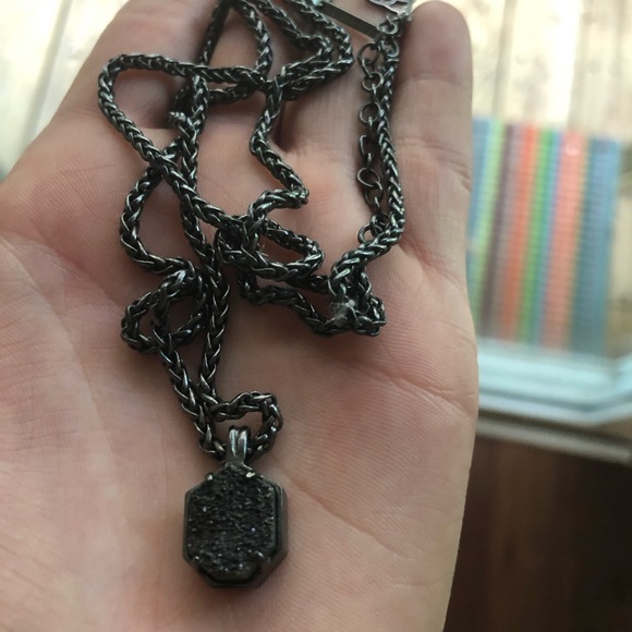 Kendra Scott Jewelry - Kendra Scott Black Druzy necklace